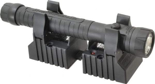 Streamlight - White LED Bulb, 130 Lumens, Industrial/Tactical Flashlight - Black Plastic Body, 1 NiCad Battery Included - Americas Industrial Supply