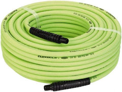 Legacy - 1/4" ID x 0.46" OD 100' Long Multipurpose Air Hose - MNPT x MNPT Ends, 300 Working psi, 140°, 1/4" Fitting, Green - Americas Industrial Supply