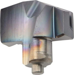 Iscar - Series ICM, 0.559" Diam Grade IC908 140° Replaceable Drill Tip - Carbide, TiAlN Finish, 14 Seat Size, Through Coolant - Americas Industrial Supply