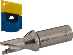 Iscar - 3/4" to 0.783" Diam, 1.5xD, 1.12" Max Depth, 1" Shank Diam, 4-1/2" OAL, Replaceable-Tip Drill - FCP, ICK, ICK-2M, ICM, ICN, ICP, iCP-2M Insert, 19 Seat Size, 35585785 Toolholder, Series SumoCham - Americas Industrial Supply