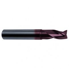 3mm Dia. x 50mm Overall Length 3-Flute Square End Solid Carbide SE End Mill-Round Shank-Center Cut-Firex - Americas Industrial Supply