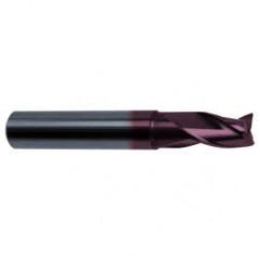 3mm Dia. x 50mm Overall Length 3-Flute Square End Solid Carbide SE End Mill-Round Shank-Center Cut-Firex - Americas Industrial Supply