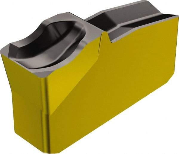 Sandvik Coromant - N151.225 4E 4225 Grade, 0.0984" Cutting Width, Carbide Cutoff Insert - 0° Neutral Lead Angle, 0.0118" Cnr Rad, TiCN/Al2O3/TiN Coated - Americas Industrial Supply