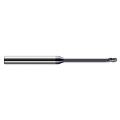 ‎0.04″ Dia. × 1/8″ Shank × 0.06″ DOC × 2-1/2″ OAL, Carbide AlTiN, Stub , 3 Flute, Ballnose End Mill