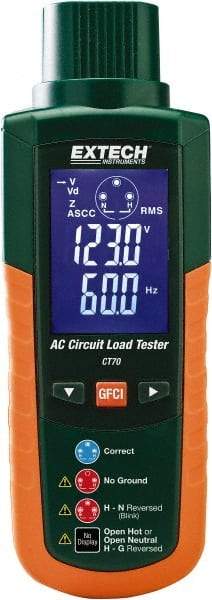 Extech - Receptacle Tester - 240 VAC - Americas Industrial Supply