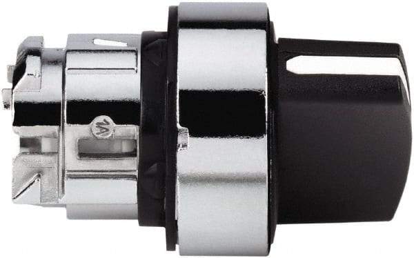 Schneider Electric - 22mm Mount Hole, 3 Position, Handle Operated, Selector Switch - Black, Maintained (MA), Nonilluminated, Shock, Vibration and Water Resistant - Americas Industrial Supply