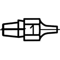 Weller - Soldering Iron Tips; Type: Desoldering Tip ; For Use With: DSX80; DXV80 ; Point Size: 0.7000 (Decimal Inch); Tip Diameter: 2.500 (Inch); Tip Diameter: 2.500 (mm) - Exact Industrial Supply