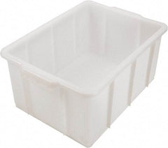 Dynalon Labware - 5.3 Gal, Clear Polyethylene Tote Container - Nesting, 16.3" Long x 12.4" Wide x 7.9" High - Americas Industrial Supply