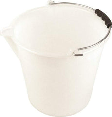 Dynalon Labware - 2-3/8 Gal Translucent Tapered Conical Polyethylene Bucket - 11" High x 9-13/16" Diam - Americas Industrial Supply