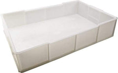 Dynalon Labware - White Polyethylene Tote Container - Stacking, 21.3" Long x 13.8" Wide x 4-1/2" High - Americas Industrial Supply