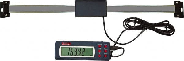 SPI - Electronic Linear Scales Maximum Measurement (Inch): 8 Horizontal or Vertical: Horizontal, Vertical - Americas Industrial Supply