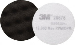 3M - 5-1/4" Diam Foam Buffing & Backing Pad - Hook & Loop Attachment - Americas Industrial Supply