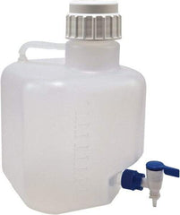 Dynalon Labware - 10,000 mL Carboy - Polypropylene, Translucent, 14.1" High x 9.4" Diam, 90mm Cap - Americas Industrial Supply
