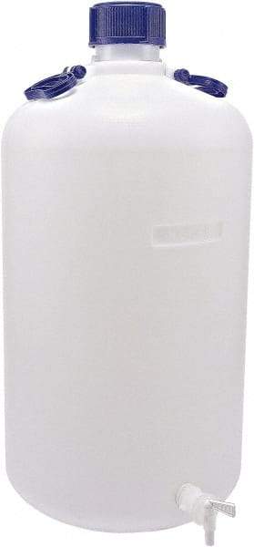 Dynalon Labware - 50,000 mL Carboy - Polyethylene, Translucent, 14.4" High x 13.8" Diam - Americas Industrial Supply