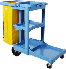 Rubbermaid - Plastic Janitor Cart - 21-3/4" Width - Americas Industrial Supply