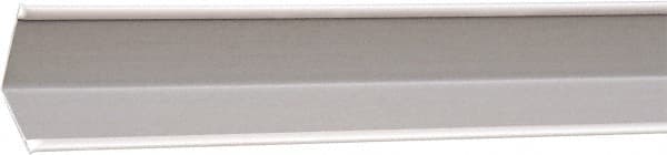 Armstrong World - 144" Long x 7/8" Wide, Hot-Dipped Galvanized Steel Angled Molding - ASTM C636 Specification, White - Americas Industrial Supply