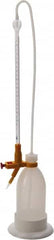 Dynalon Labware - 10 ml Borosilicate Glass Burette, Polyethylene Bottle Titrating Burette - 4-39/64" Diam x 22-7/16" High - Americas Industrial Supply