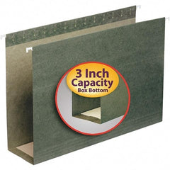 SMEAD - 9-1/2 x 14-1/2", Legal, Standard Green, Hanging File Folder - 11 Point Stock - Americas Industrial Supply
