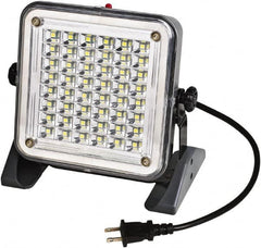 Value Collection - 120 Volt, 10 Watt, Electric, LED Portable Floor Work Light - 10' Cord, 1 Head, 750 Lumens, ABS - Americas Industrial Supply