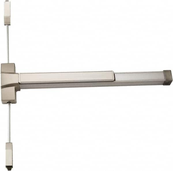 Ability One - Nonhanded, Heavy Duty Vertical Rod - Satin Stainless Steel Finish - Americas Industrial Supply