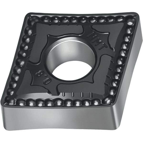 Walter - CNMG NMT Grade WSM20S Turning Insert - TiAlN+Al2O3+(Al) Finish, 80° Rhombic, 12.7mm Inscr Circle, 4.76mm Thick, 1.2mm Corner Radius - Americas Industrial Supply