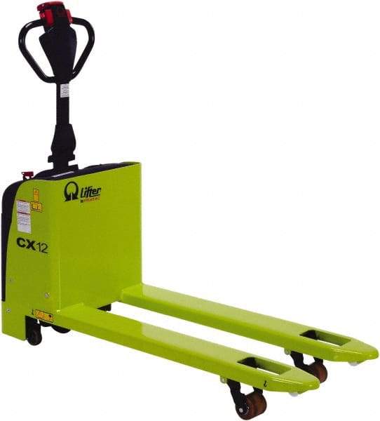 Vestil - 2,500 Lb Capacity, 7-7/8" Lift Hand Pallet Truck - 3-3/8" Min Lift Height, 45" Fork Length x 20" Fork Width, 20-1/2" Overall Width - Americas Industrial Supply