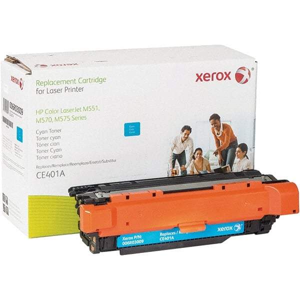 Xerox - Cyan Toner Cartridge - Use with HP Color LaserJet Enterprise 500 MFP, M551, M575, M570 - Americas Industrial Supply