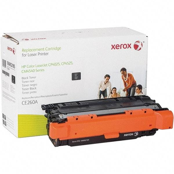 Xerox - Black Toner Cartridge - Use with HP Color LaserJet CP4025, CP4525, CM4540 - Americas Industrial Supply