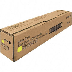 Xerox - Yellow Toner Cartridge - Use with Xerox WorkCentre 7525, 7535, 7530, 7545, 7556 - Americas Industrial Supply