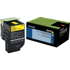 Lexmark - Yellow Toner Cartridge - Use with Lexmark CS310dn, CS310n, CS410n - Americas Industrial Supply