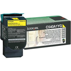 Lexmark - Yellow Toner Cartridge - Use with Lexmark C540n, C543dn, C544dn, C544dtn, C544dw, C544n, C546dtn, X543dn, X544dn, X544dtn, X544dw, X544n, X546dtn - Americas Industrial Supply