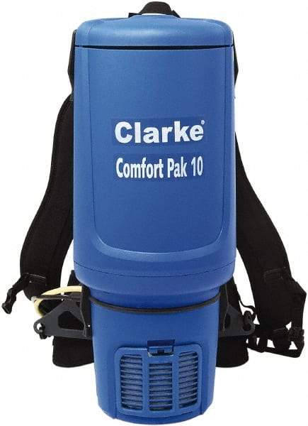 Clarke - Backpack Vacuum Cleaner - 120 Volts, 10 Amps, Accessories Included - Americas Industrial Supply