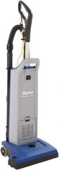 Clarke - Single Motor Upright Vacuum Cleaner - 14-1/2" Cleaning Width, 9" Amps, Ergonomic Handle - Americas Industrial Supply