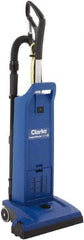 Clarke - Dual Motor Upright Vacuum Cleaner - 14-1/2" Cleaning Width, 9" Amps, Ergonomic Handle - Americas Industrial Supply