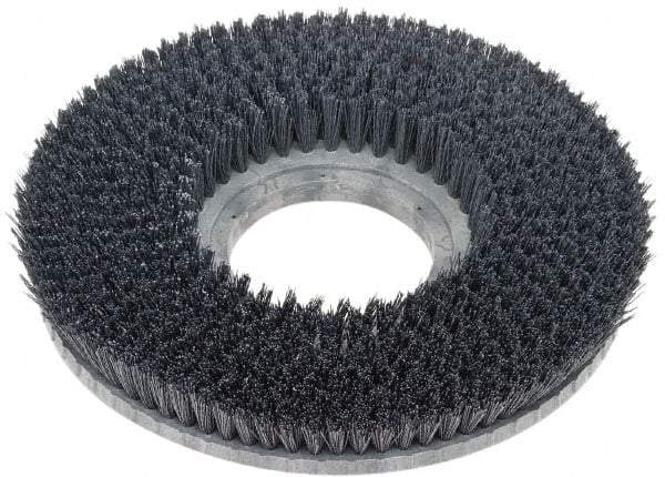 Clarke - 14" Diam Scrubbing Brush - 14" Machine, Black Pad, Polypropylene - Americas Industrial Supply