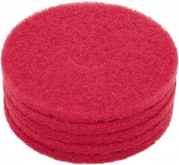 Clarke - Floor Pad - 14" Machine, Red Pad, Polyester - Americas Industrial Supply