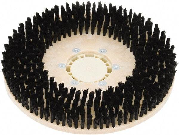 Clarke - 34" Diam Scrubbing Brush - 17" Machine, Black Pad, Nylon - Americas Industrial Supply