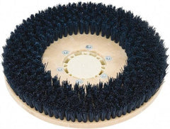 Clarke - 26" Diam Scrubbing Brush - 13" Machine, Black Pad, Polypropylene - Americas Industrial Supply