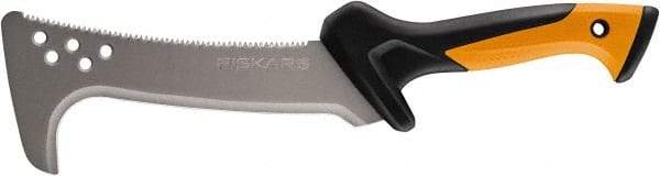 Fiskars - 9" Long Blade, Steel, Billhook, Machete - 18" OAL, Ergonomic Nonslip Grips Handle - Americas Industrial Supply