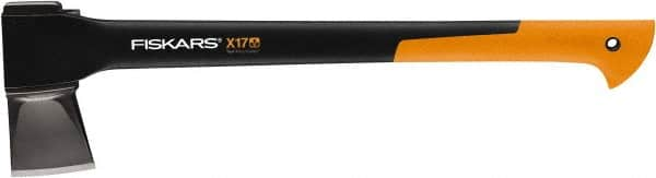 Fiskars - 3 Lb Head Michigan-Style Axe - 27" OAL, Nylon/Fiberglass Composite Comfort Grip Handle - Americas Industrial Supply