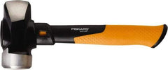 Fiskars - 3 Lb Head, 11" Long Sledge Hammer - Steel Head, Steel Handle with Grip - Americas Industrial Supply