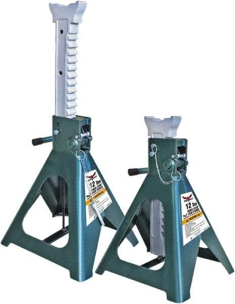 Safeguard - 24,000 Lb Capacity Jack Stand - 19-15/16 to 30-5/16" High - Americas Industrial Supply