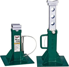 Safeguard - 44,000 Lb Capacity Jack Stand - 13-3/8 to 19-5/8" High - Americas Industrial Supply