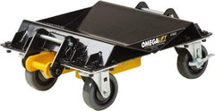 Omega Lift Equipment - 4 Wheel, 2,000 Lb Capacity, One Pair Dolly without Handle - 4" Casters, 10 to 36" Polyurethane Mold on Polyetyhylene Wheels - Americas Industrial Supply