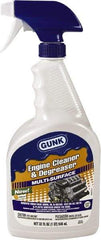 Gunk - Proprietary Formula Engine Cleaner/Degreaser - 32 oz Spray Bottle - Americas Industrial Supply