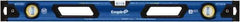 Empire Level - 32" Long 3 Vial Box Beam Level - Metal, Blue, 1 Level & 2 Plumb Vials - Americas Industrial Supply