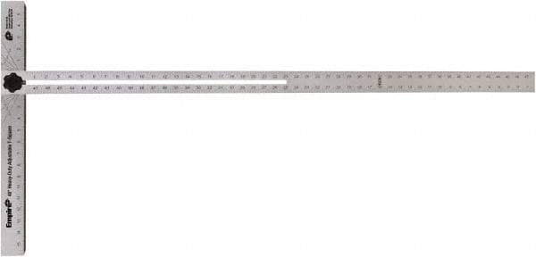 Empire Level - 48" Blade Length, 20" Base Length Aluminum Square - Americas Industrial Supply