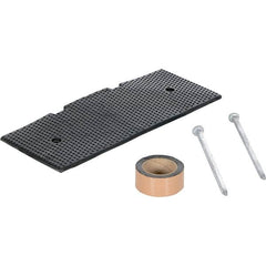 Vestil - 8-7/8" Long x 23-1/2" Wide x 1-3/8" High, Rubber Speed Hump - Black - Americas Industrial Supply