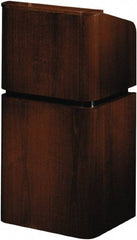 Oklahoma Sound - Wood Full Floor Lectern - 20-1/2" Deep x 24" Wide x 48" High - Americas Industrial Supply