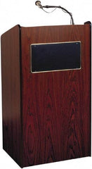 Oklahoma Sound - Wood Full Floor Lectern - 20" Deep x 25" Wide x 46" High - Americas Industrial Supply